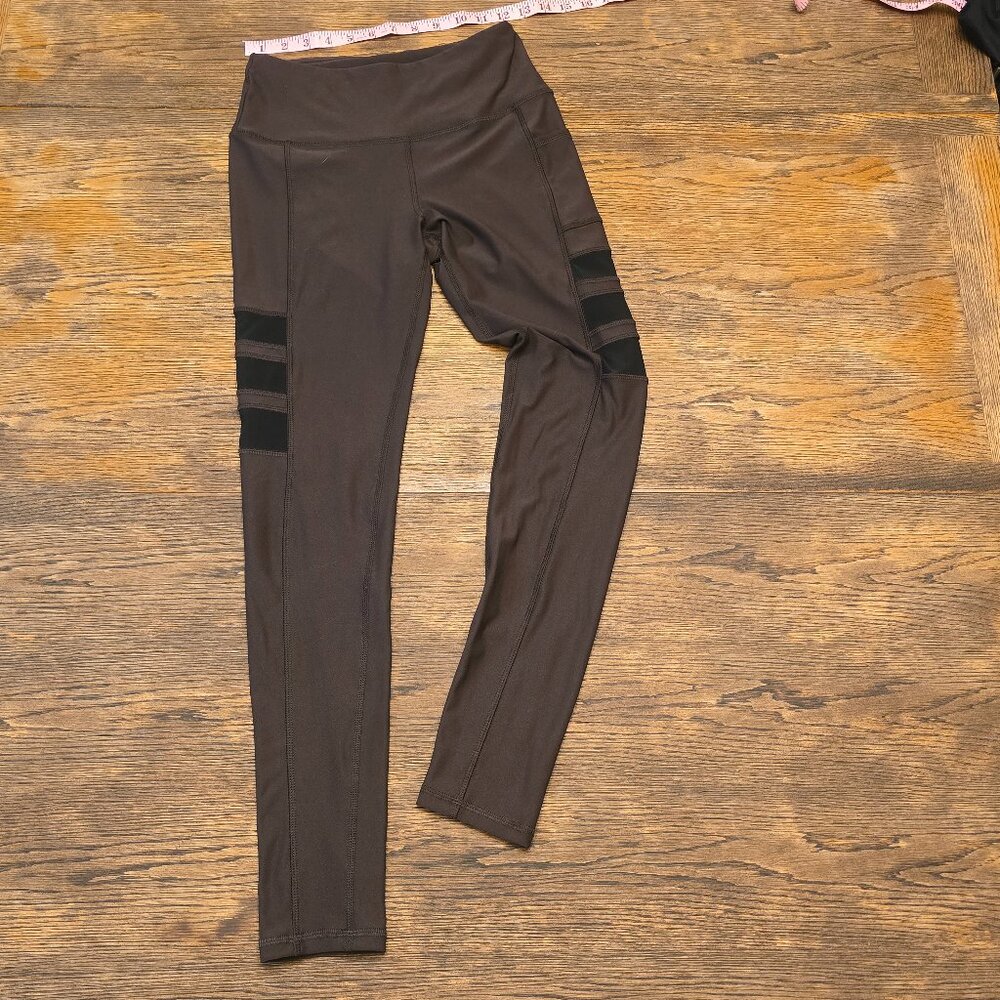 NWOT Full Length Brown GOTTEX Legging sz S